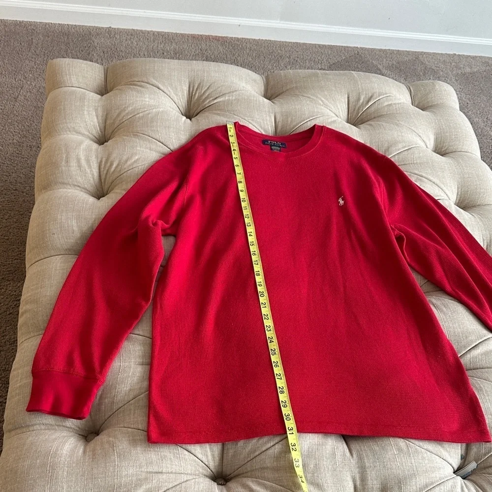 Polo by Ralph Lauren Vibrant Red Crewneck Sweater